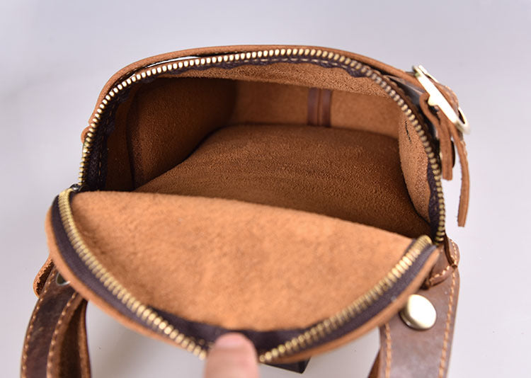 LACHIOUR Herren Gürteltasche Echtleder