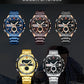 CURREN 8384 Herren Chronograph 3ATM Hardlex