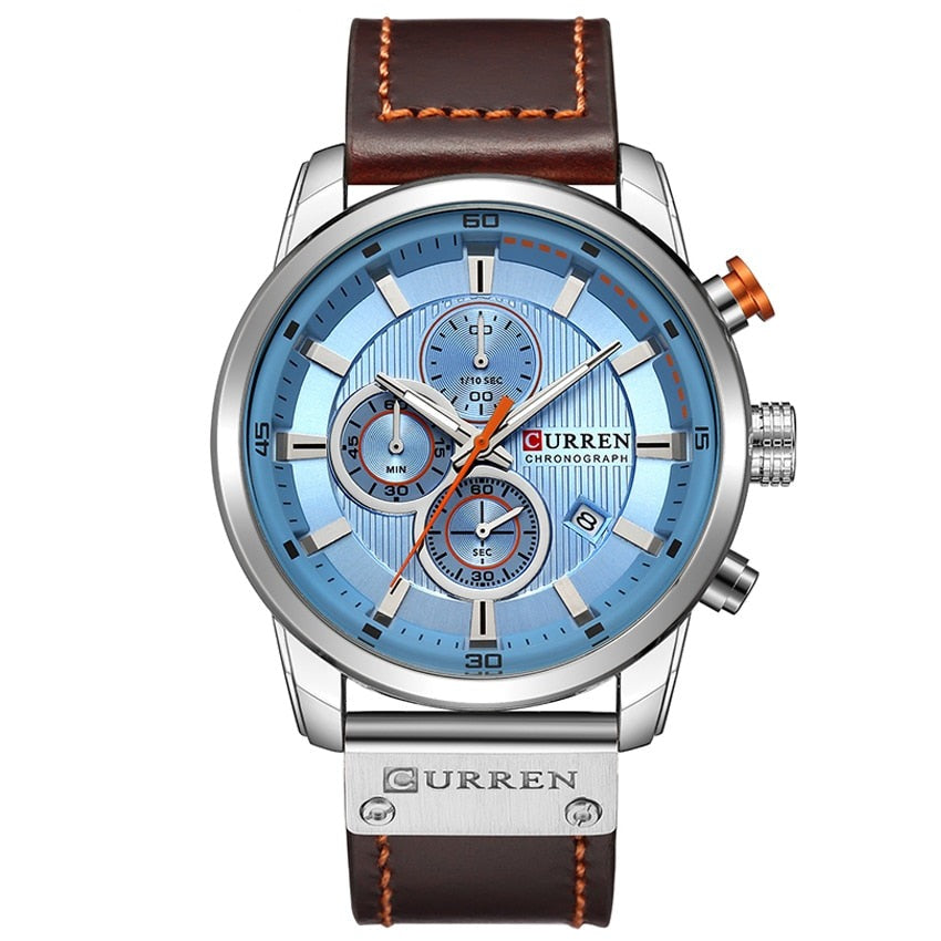 CURREN 8291 Herren Chronograph 3ATM Hardlex