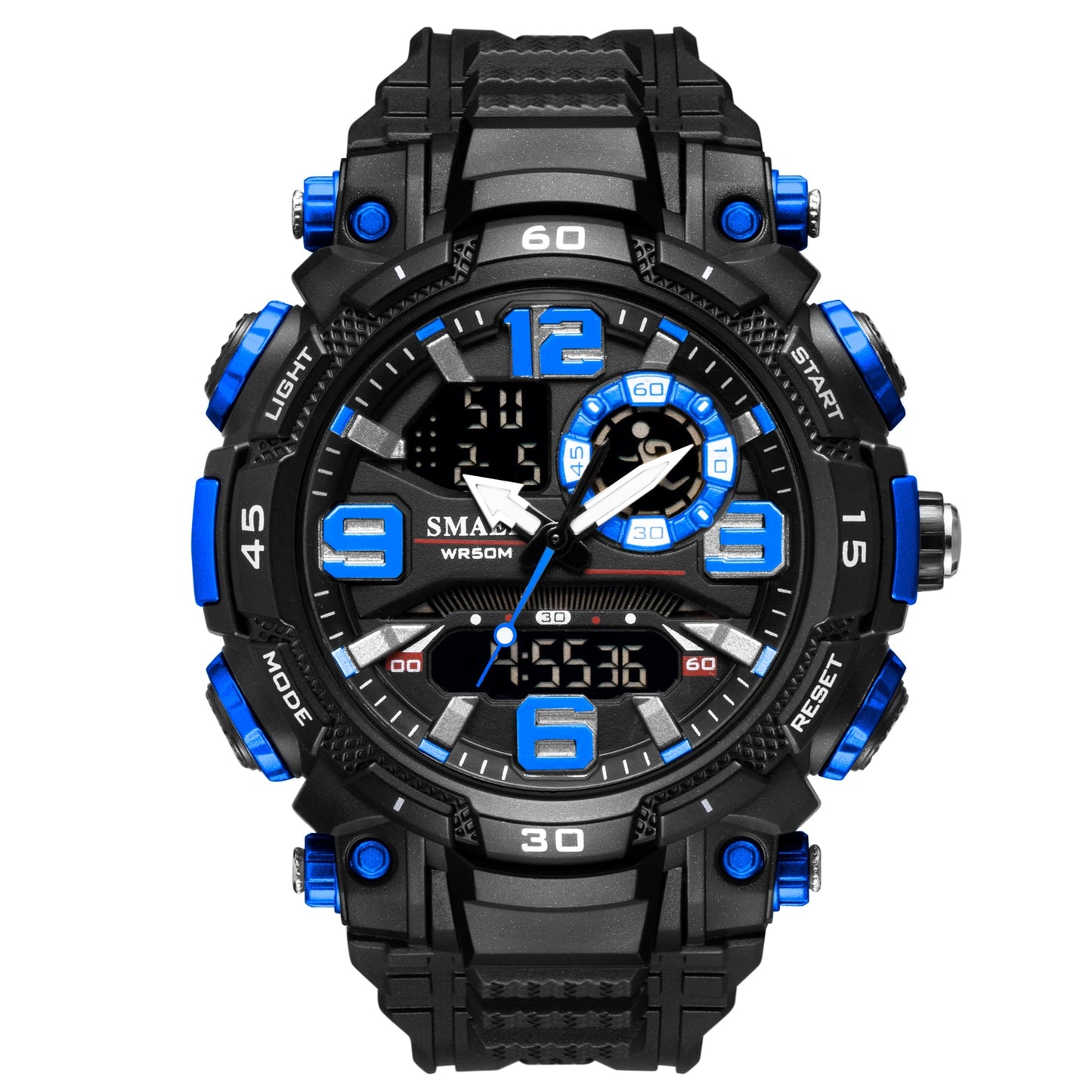 SMAEL SL-1921 Herren Sport-Chronograph 5ATM Dualanzeige