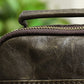 le'aokuu Herren Umhänge-Schultertasche Echtleder