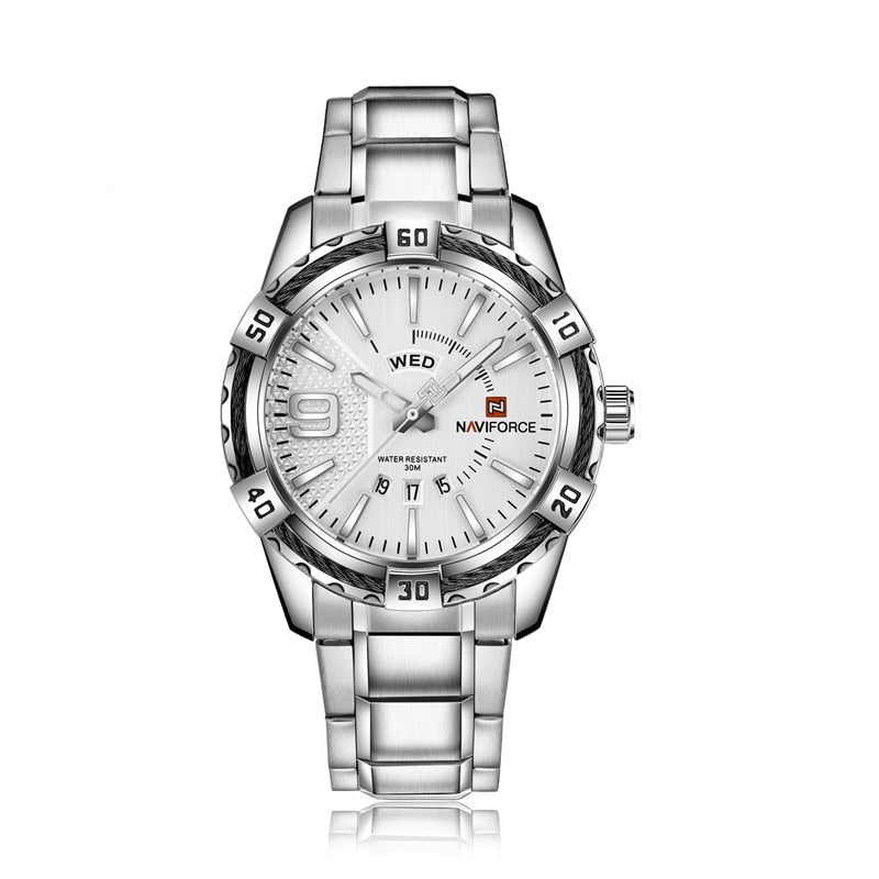 NAVIFORCE NF9117S Herren Quarzuhr 3BAR