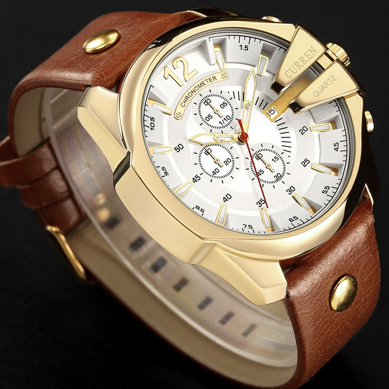 CURREN 8176 Herren Chronograph 3ATM