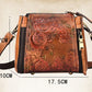 le'aokuu Damen Schultertasche Rindsleder