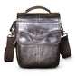 le'aokuu Herren Umhänge-Schultertasche Echtleder / Stoff