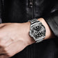 LIGE LG6801 Automatik Herrenuhr 10BAR Saphir Glas