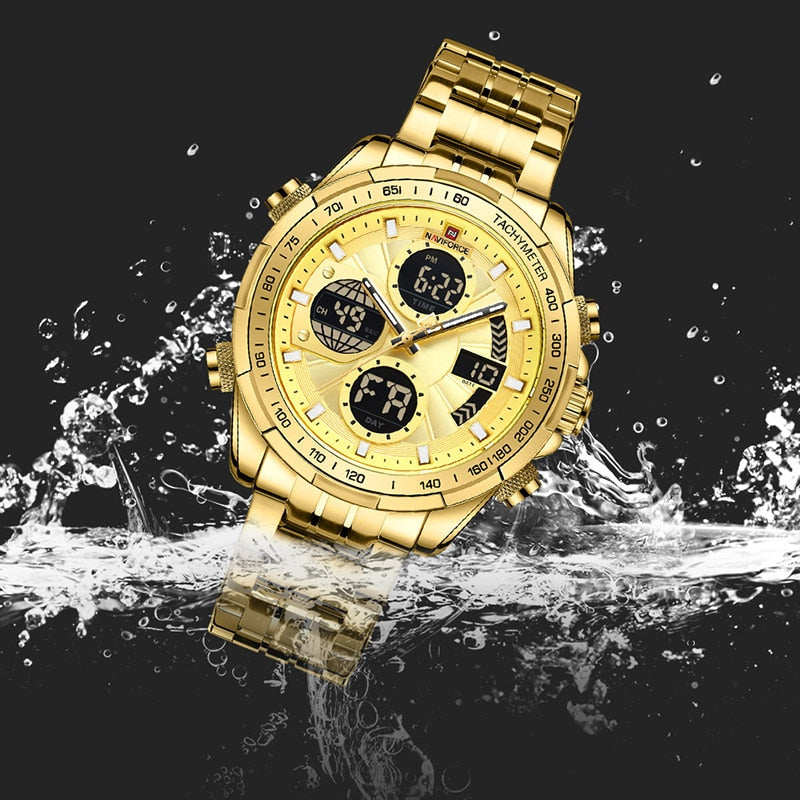 NAVIFORCE NF9197L Herren Militärchronograph 3BAR