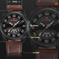 NAVIFORCE NF9124 Herren Quarzuhr 3BAR Hardlex