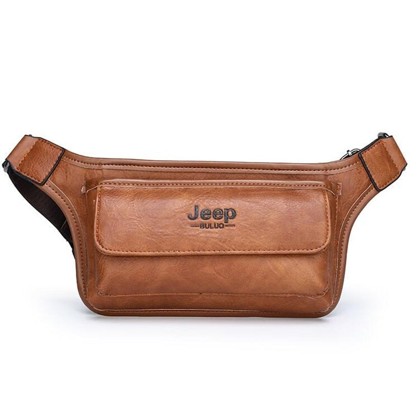 JEEP BULUO Herren Bauchtasche Spaltleder