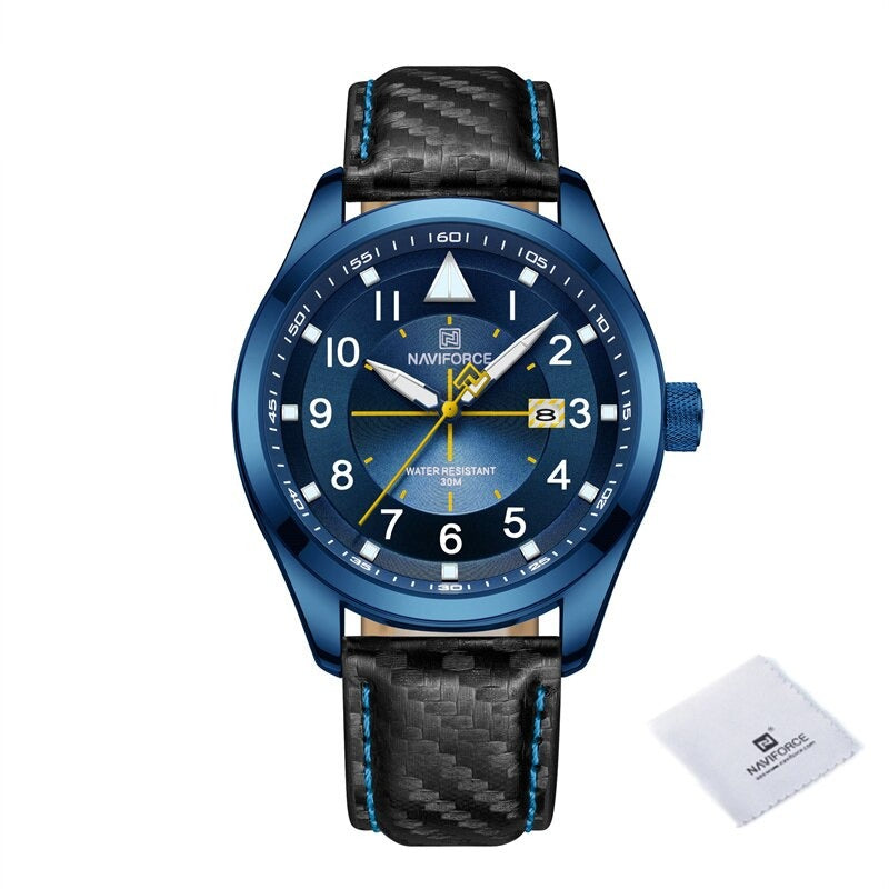 NAVIFORCE NF8022 Herren Analoguhr 3BAR Hardlex