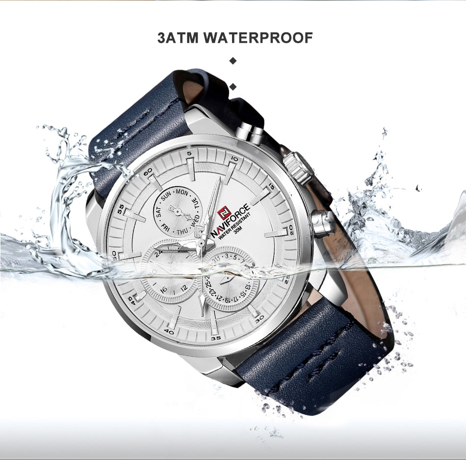 NAVIFORCE NF9148SW Herren Sport-Chronograph 3BAR