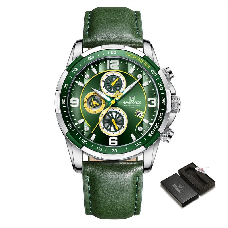 NAVIFORCE NF8020L Herren Multifunktion Chronograph 3BAR