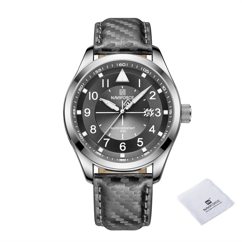 NAVIFORCE NF8022 Herren Analoguhr 3BAR Hardlex
