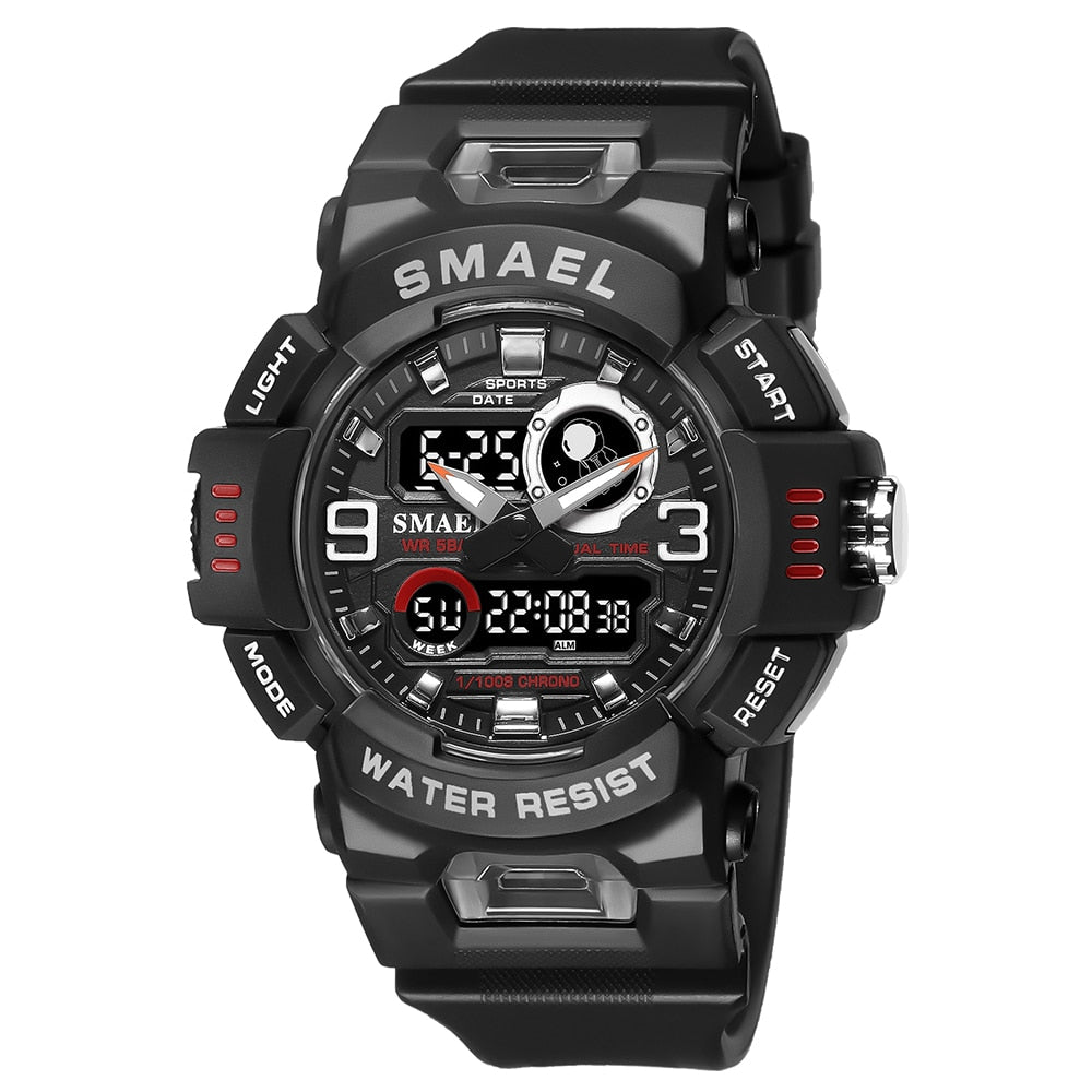SMAEL SL-8063 Herren Sport-Uhr 5ATM Dualanzeige