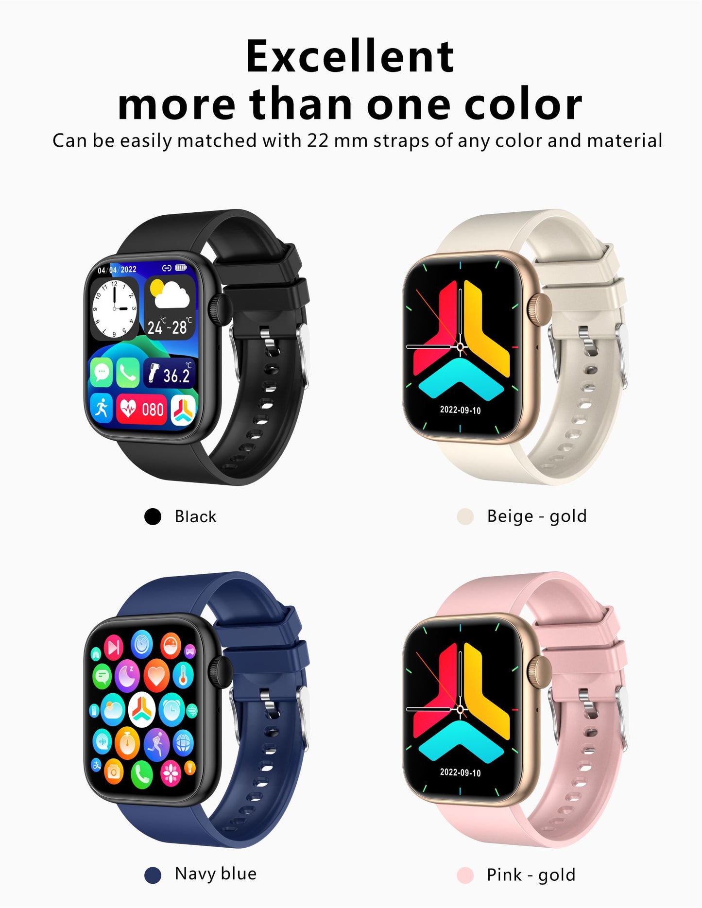 LIGE Sport Smartwatch IP67 Android + IOS