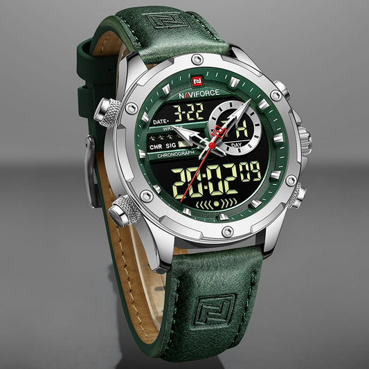 NAVIFORCE NF9208 Herren Militär-Sport-Digitaluhr 3BAR
