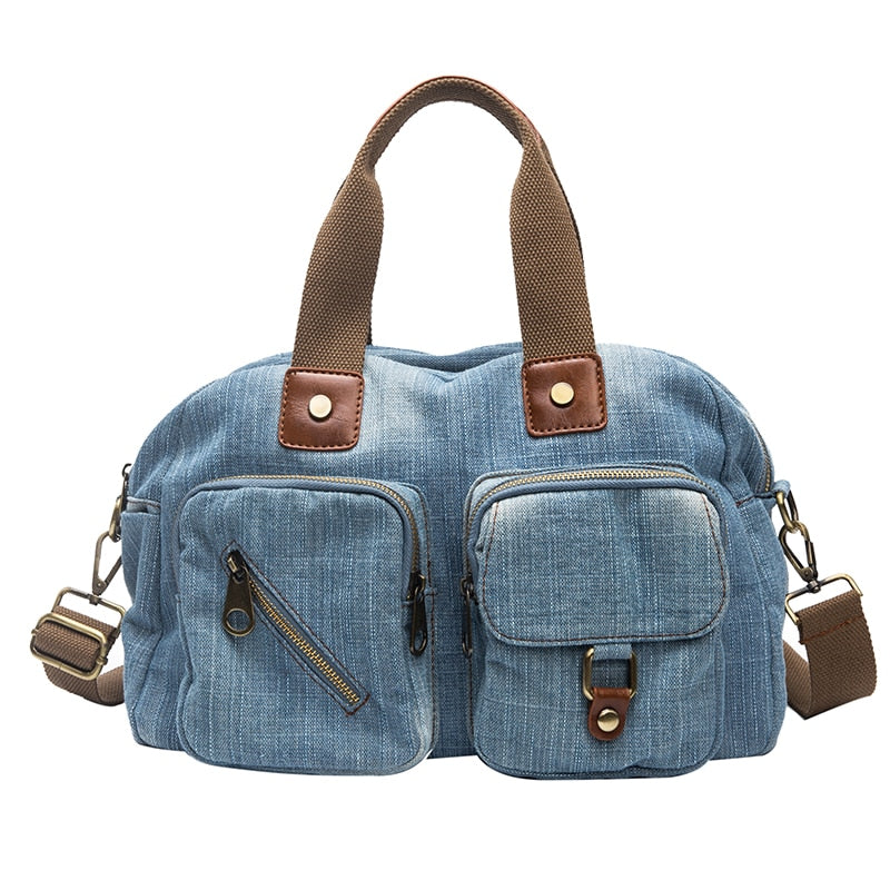 Annmouler Damen Jeans Handtasche