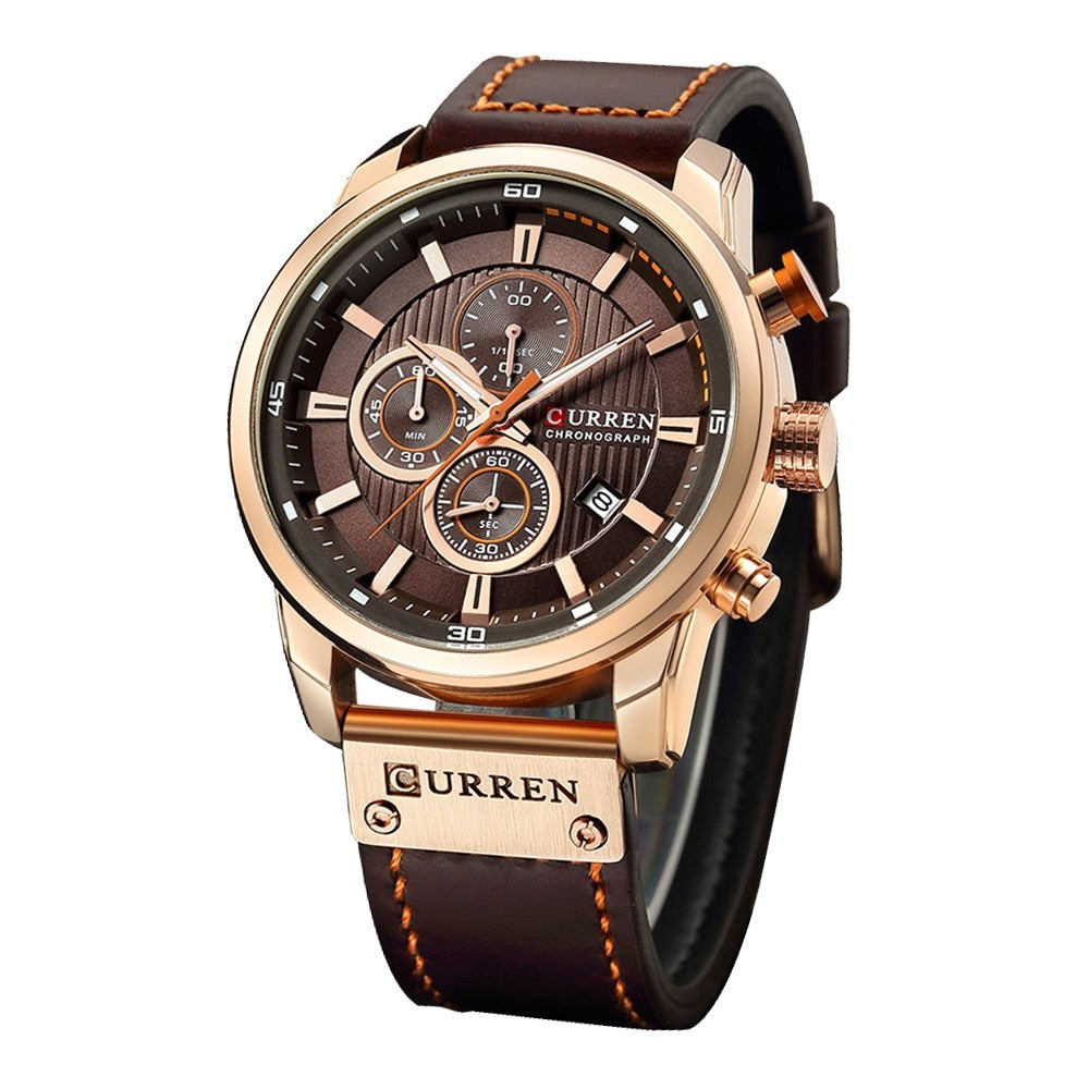 CURREN 8291 Herren Chronograph 3ATM Hardlex