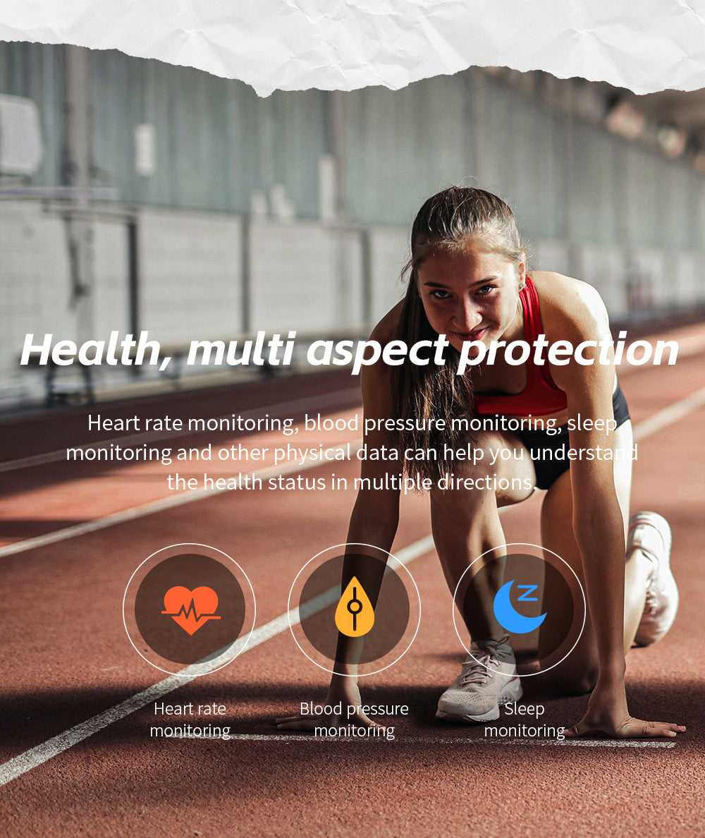 LOKMAT ATTACK 3 Sport Smart Watch Touchscreen Bluetooth IP68