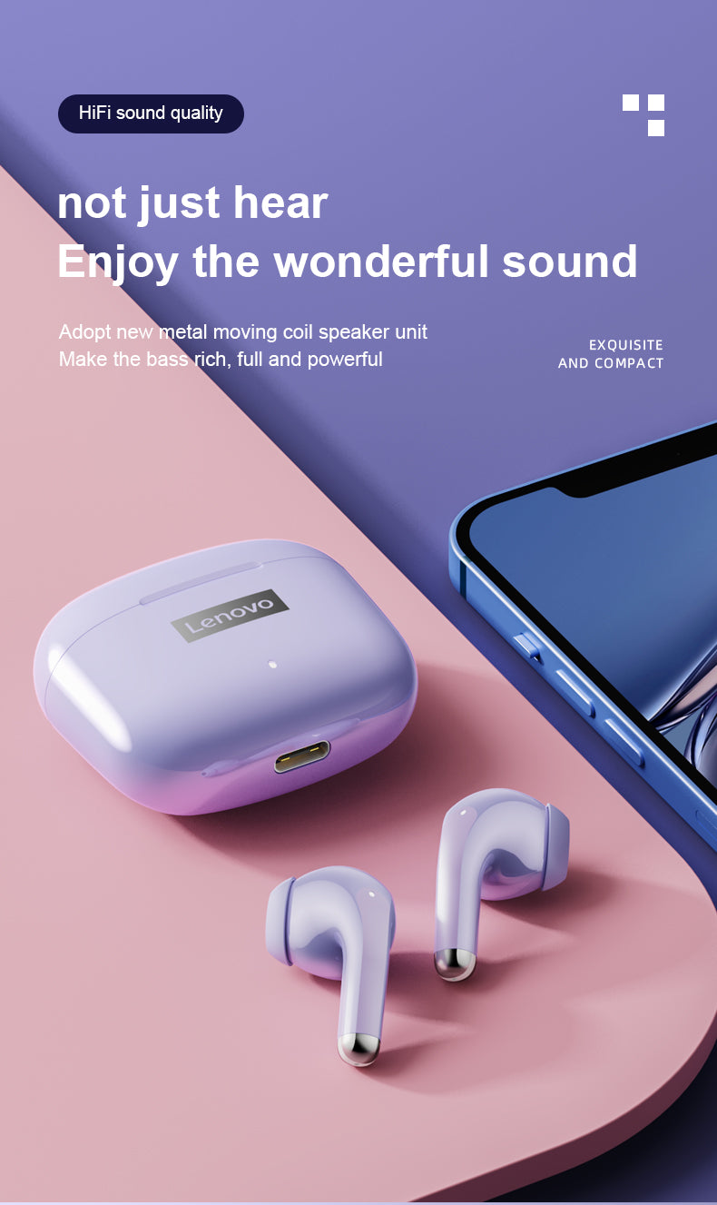 Lenovo LP40 Pro Drahtlose Kopfhörer Bluetooth 5.1