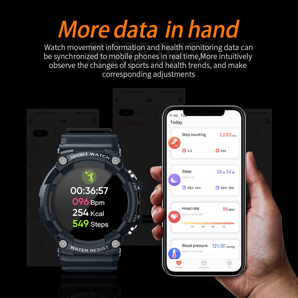 LOKMAT ATTACK 3 Sport Smart Watch Touchscreen Bluetooth IP68