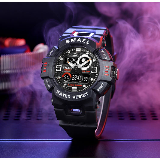 SMAEL SL-8063 Herren Sport-Uhr 5ATM Dualanzeige