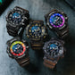 SMAEL SL-8049 Herren Sport-Chronograph 5ATM Dualanzeige
