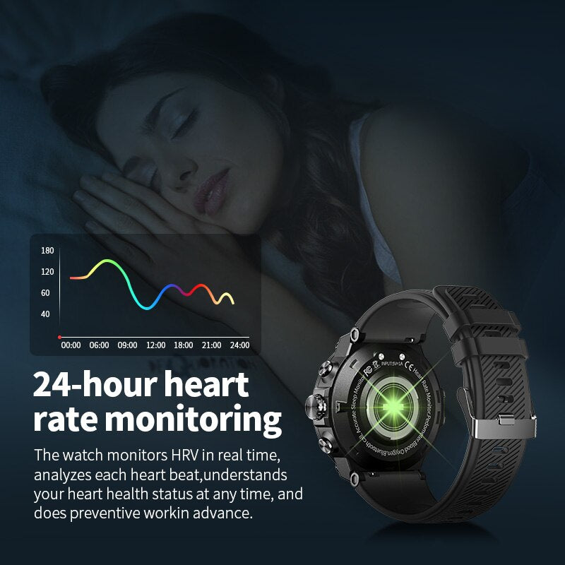 LIGE Sport Smartwatch IP67 Touchscreen Bluetooth Amoled