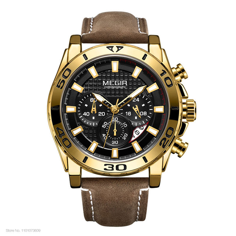MEGIR 2094G Herren Business Chronograph 3BAR