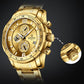 NAVIFORCE NF8020S Herren Multifunktion Chronograph 3BAR Hardlex