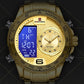 NAVIFORCE NF9199S Herren Chronograph 3BAR Hardlex