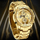 NAVIFORCE NF8020S Herren Multifunktion Chronograph 3BAR Hardlex