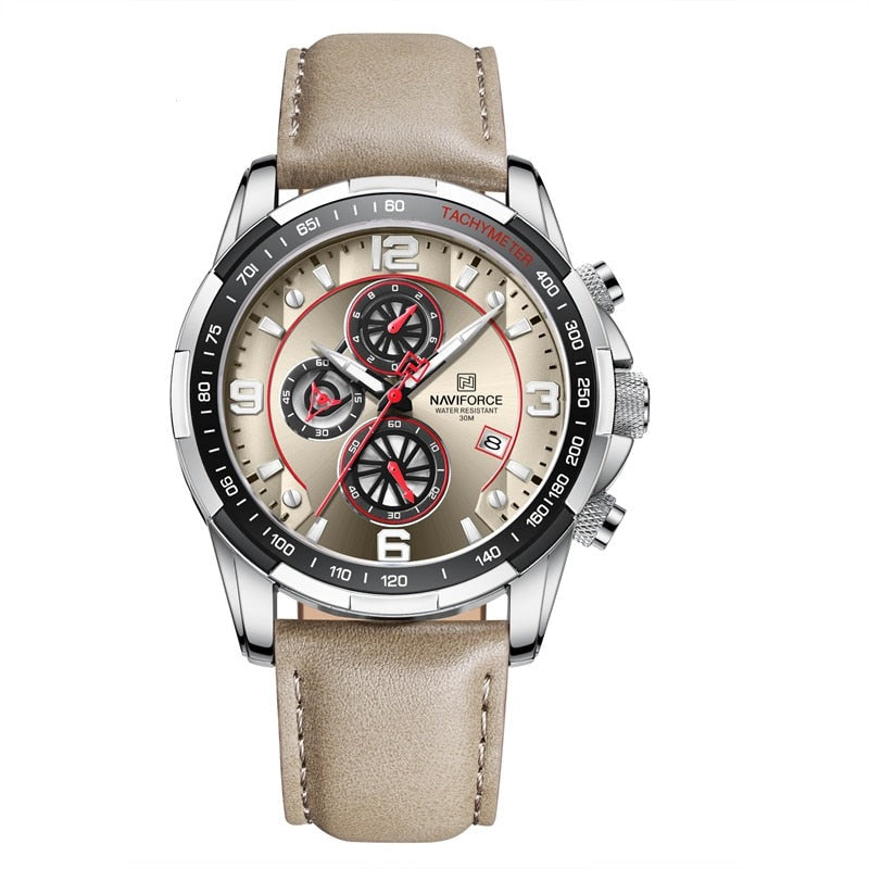 NAVIFORCE NF8020L Herren Multifunktion Chronograph 3BAR