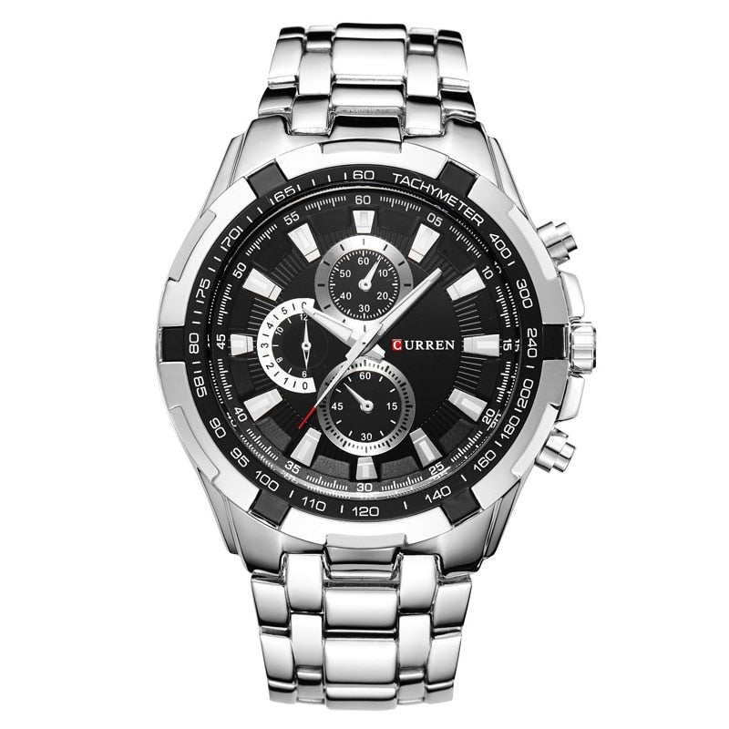 CURREN 8023 Herren Chronograph 3ATM Hardlex