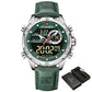 NAVIFORCE NF9208 Herren Militär-Sport-Digitaluhr 3BAR