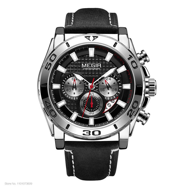 MEGIR 2094G Herren Business Chronograph 3BAR