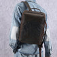 JOYIR Leder Herren Rucksack Indiankopf Prägung