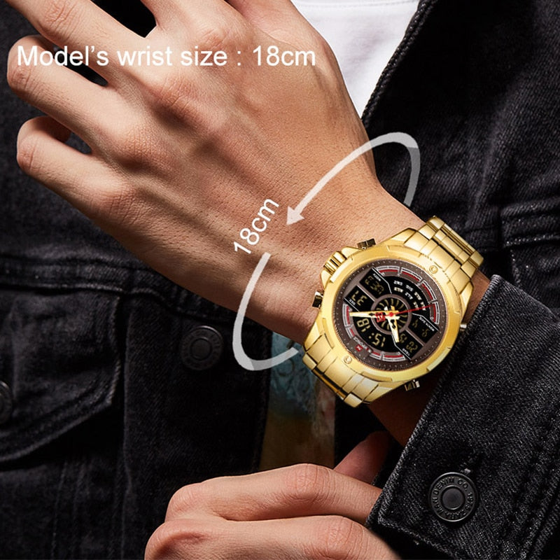 NAVIFORCE NF9170 Herren Militär Multifunktion Chronograph 3BAR