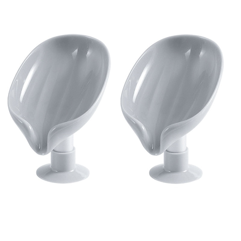 2 x Seifenschalen / Seifenhalter mit Saugnapf