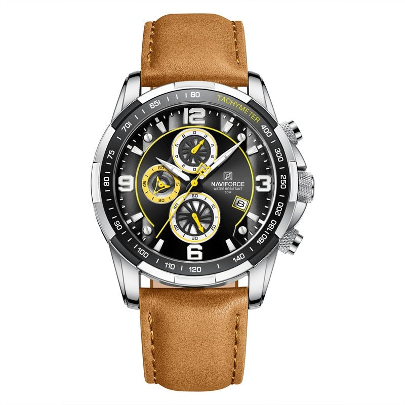 NAVIFORCE NF8020L Herren Multifunktion Chronograph 3BAR