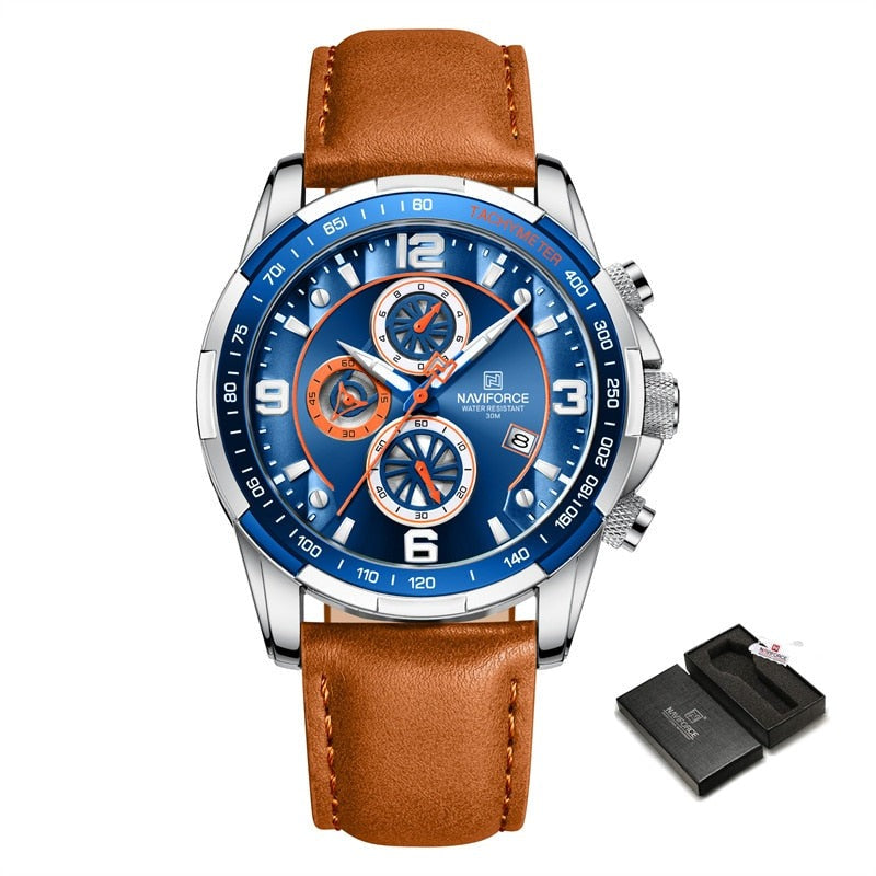 NAVIFORCE NF8020L Herren Multifunktion Chronograph 3BAR
