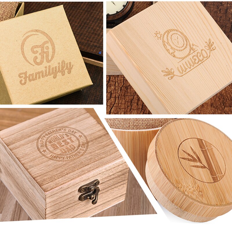 Personalisierung BOBO BIRD Uhr Logo Name Foto Nachricht