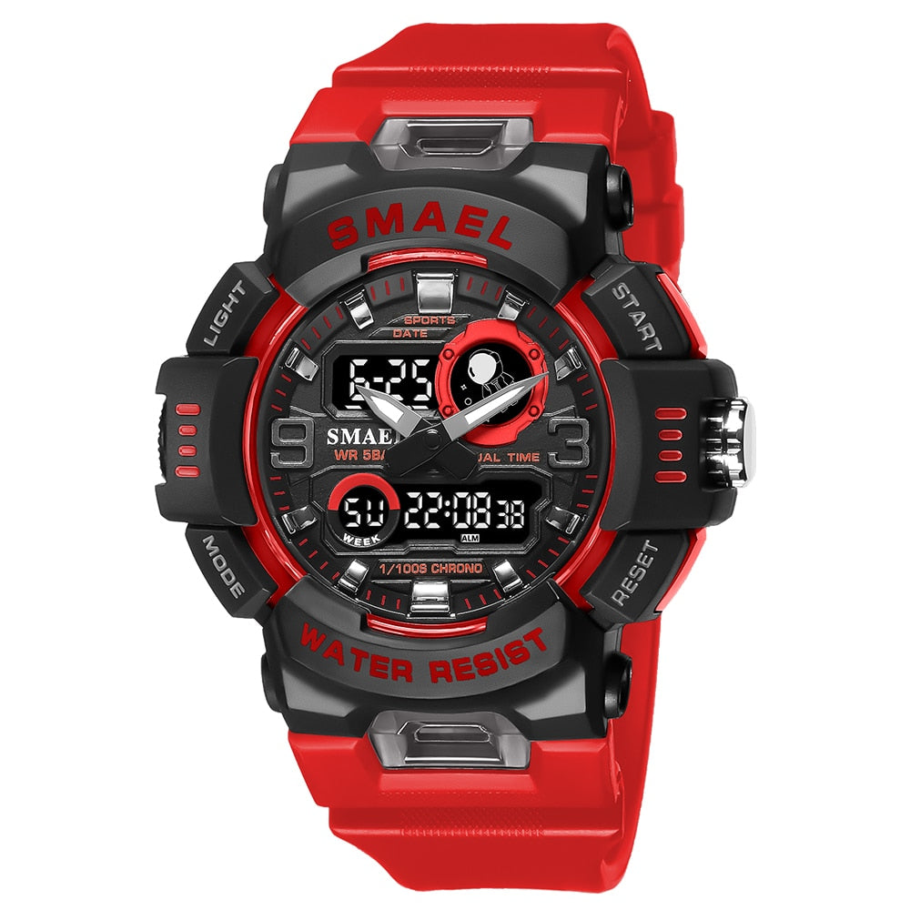 SMAEL SL-8063 Herren Sport-Uhr 5ATM Dualanzeige