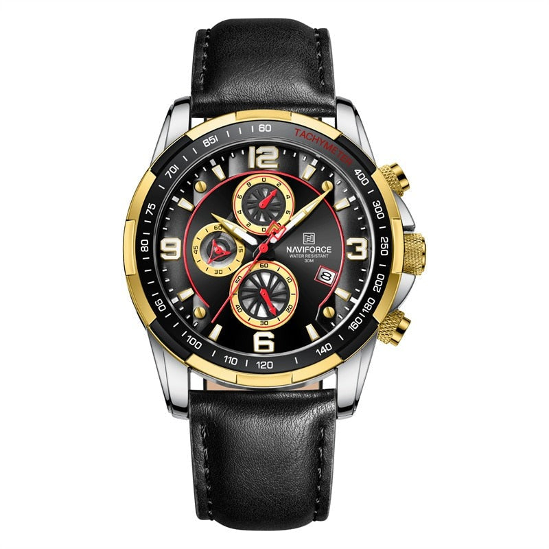 NAVIFORCE NF8020L Herren Multifunktion Chronograph 3BAR