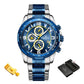 NAVIFORCE NF8020S Herren Multifunktion Chronograph 3BAR Hardlex