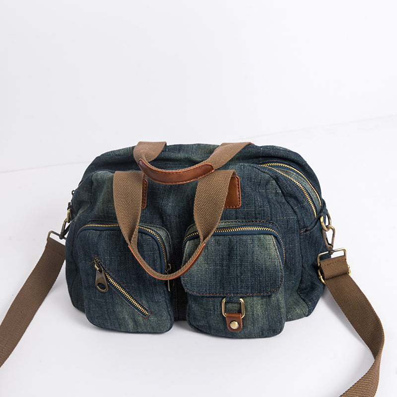 Annmouler Damen Jeans Handtasche