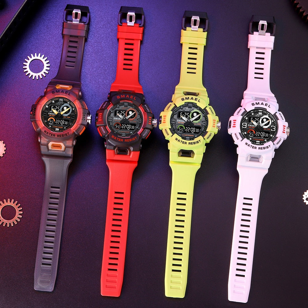 SMAEL SL-8063 Herren Sport-Uhr 5ATM Dualanzeige