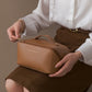 BULLCAPTAIN Damen Kosmetiktasche PU Leder