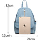 Annmouler Damen Jeans Rucksack