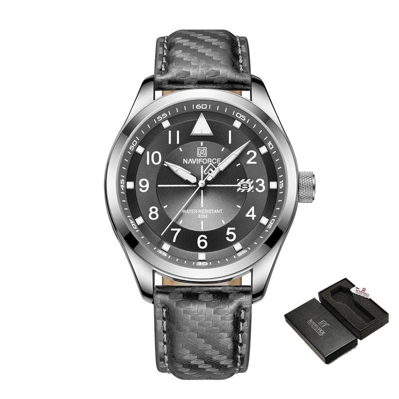 NAVIFORCE NF8022 Herren Analoguhr 3BAR Hardlex